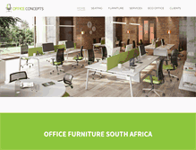 Tablet Screenshot of chaircraft.co.za